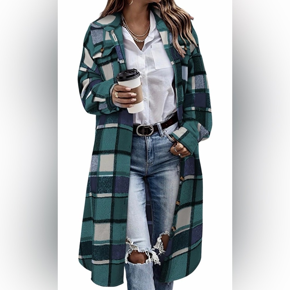 🆕Plaid Long Coat